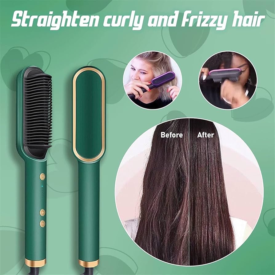 2 in 1 Hair Straightener Comb 🔥(Imported Quality)🔥