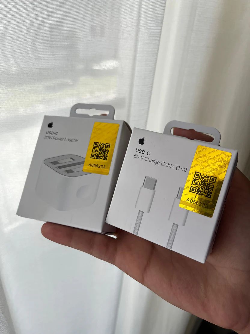 20W USB-C 3-Pin Power Adapter with Cable | Fast Charging