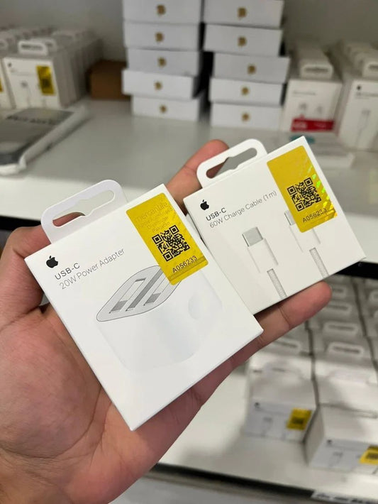 20W USB-C 3-Pin Power Adapter with Cable | Fast Charging
